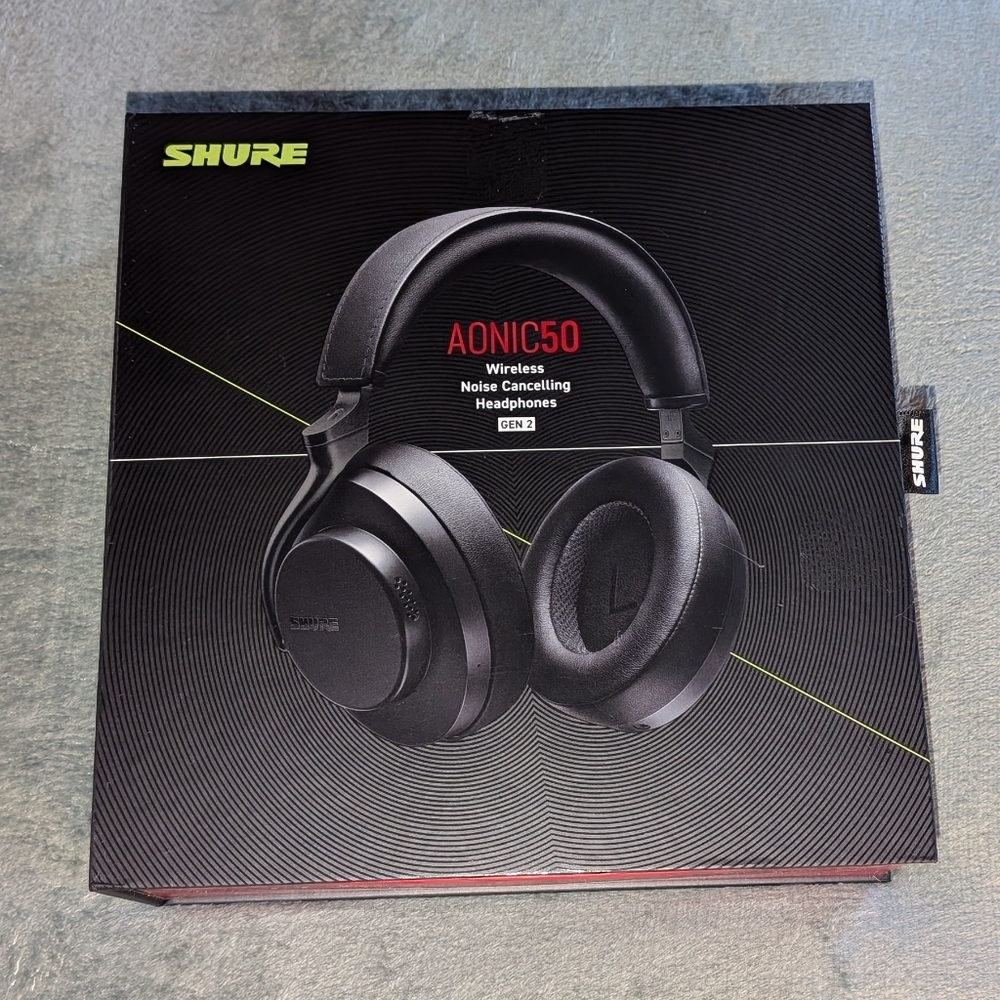 Shure AONIC50 Gen 2 Over-Ear Wireless Headphones - Black